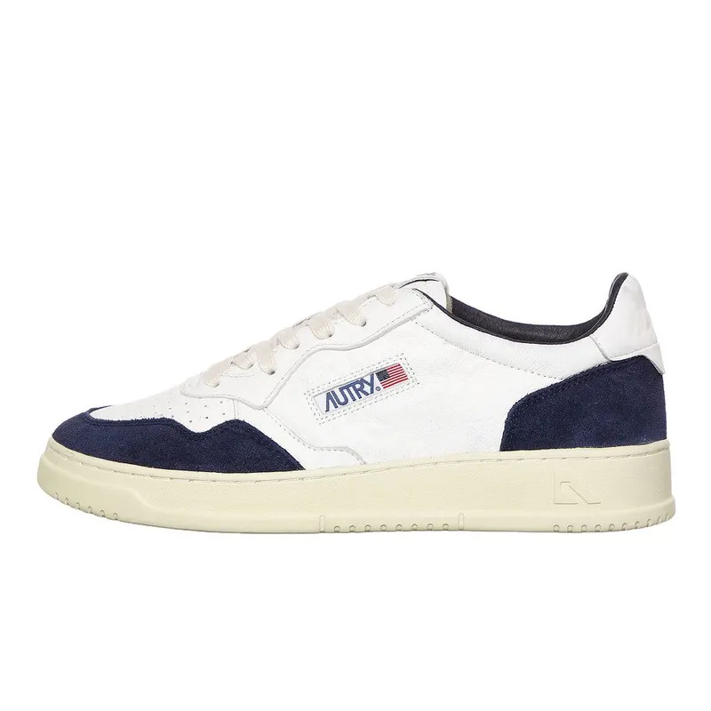 Autry Medalist Low White / Ink Blue (AULMGS24)