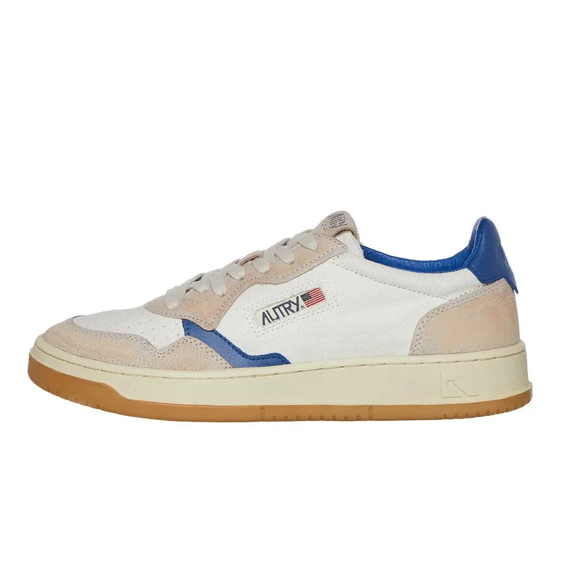 Autry Medalist Low White / Pblue (AULMDS03)
