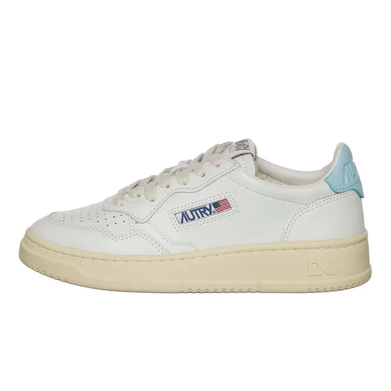 Autry Medalist Low White / Str Blue (AULWLL64)