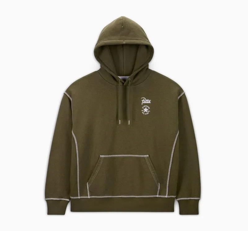 Converse Converse x Patta Gold Standard Hoodie Utility Green Heather (10026928-A01)