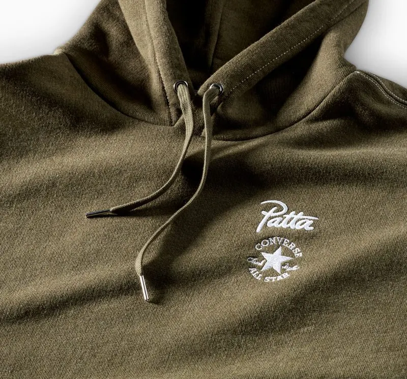 Converse Converse x Patta Gold Standard Hoodie Utility Green Heather (10026928-A01)