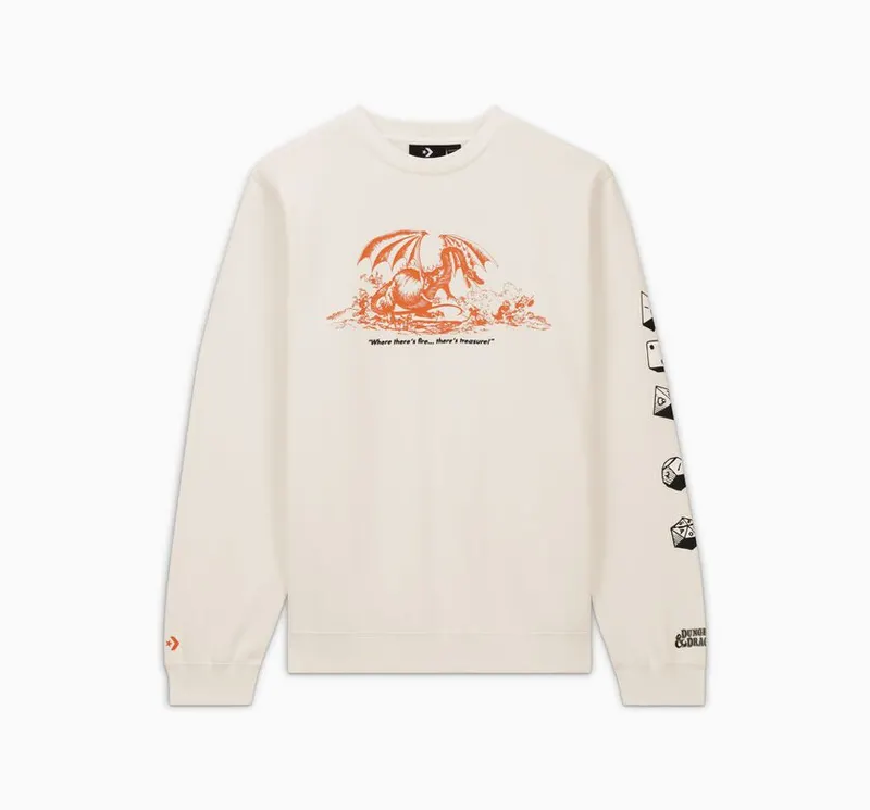 Converse Converse x Dungeons & Dragons Crewneck T-Shirt Egret (10027141-A01)
