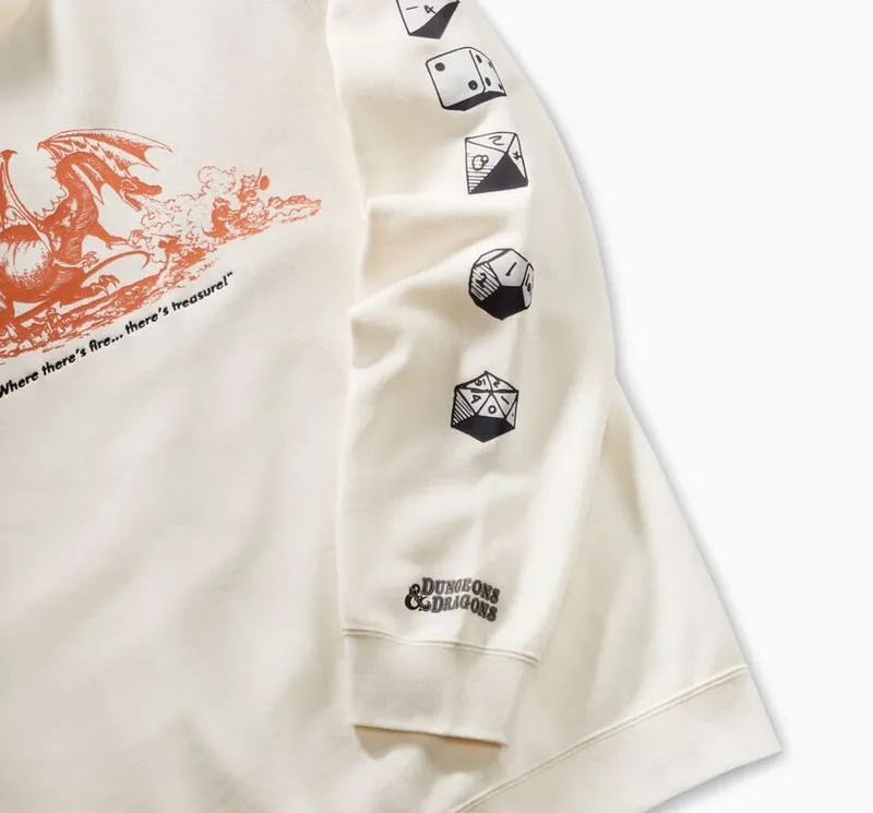 Converse Converse x Dungeons & Dragons Crewneck T-Shirt Egret (10027141-A01)