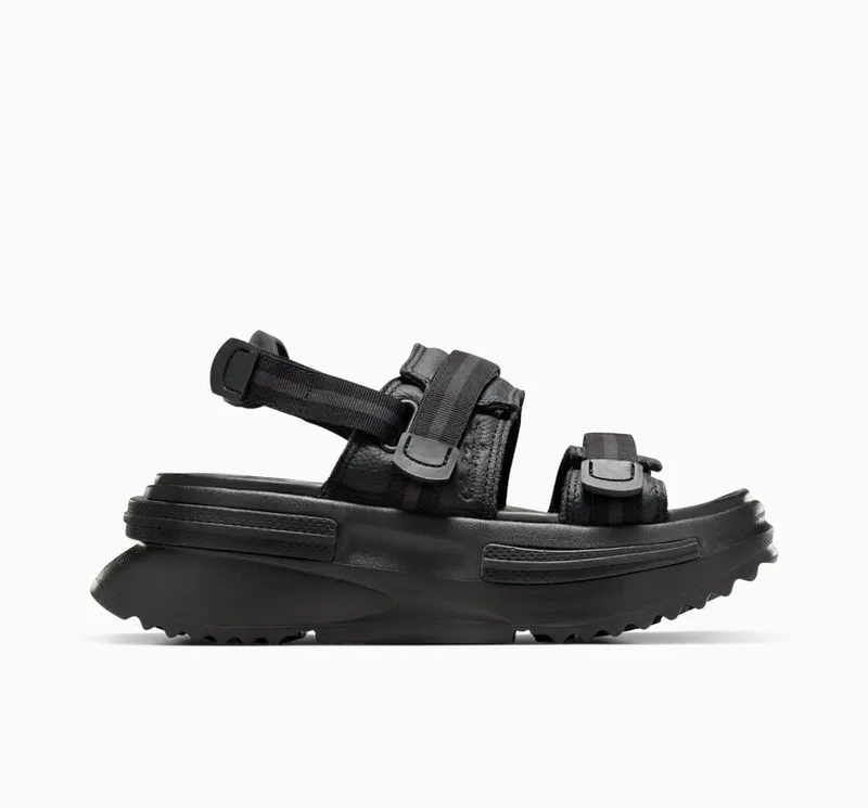 Converse Run Star Utility Sandal CX Zwart/zwart/zwart (A06480C)
