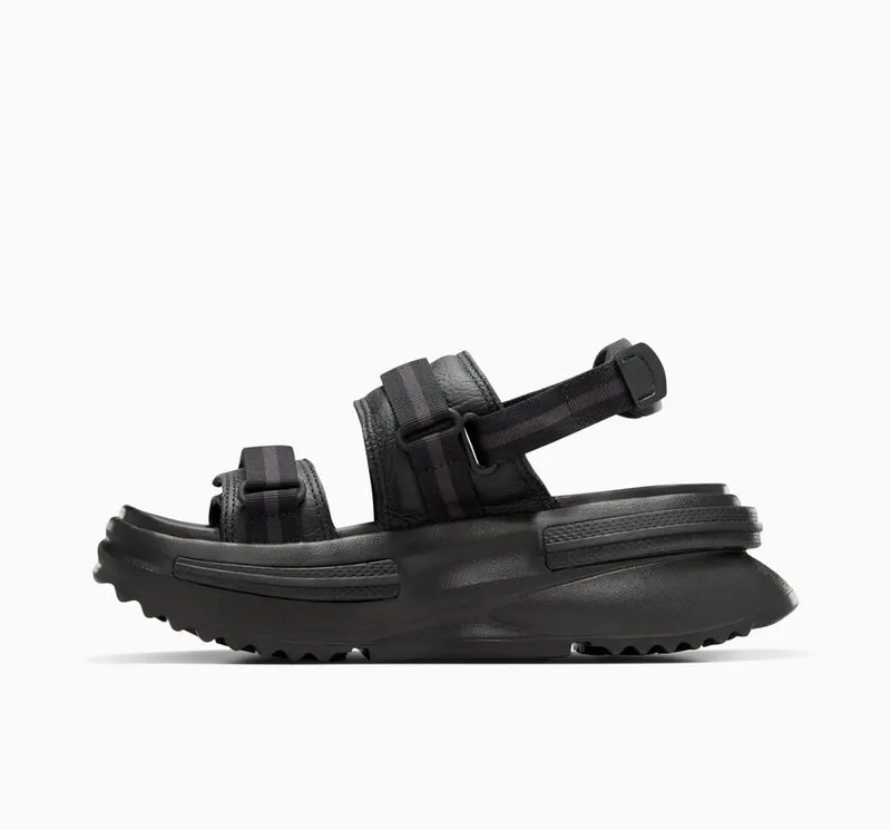 Converse Run Star Utility Sandal CX Zwart/zwart/zwart (A06480C)