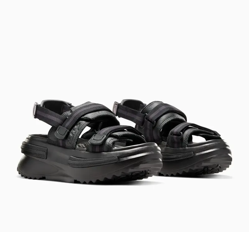 Converse Run Star Utility Sandal CX Zwart/zwart/zwart (A06480C)