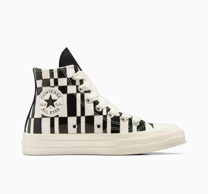 Converse Chuck 70 Checkered Egret/zwart/egret (A08764C)