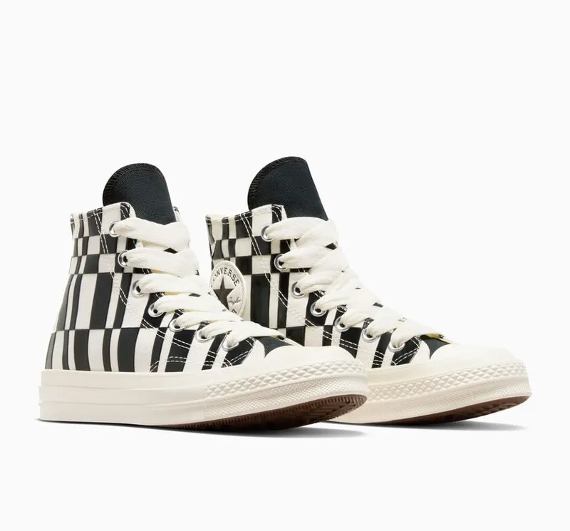 Converse Chuck 70 Checkered Egret/zwart/egret (A08764C)