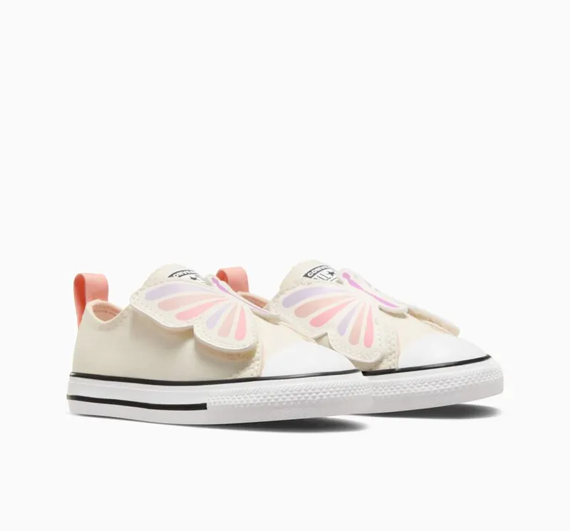Converse Chuck Taylor All Star Easy-On Butterflies Egret/soft Peach/pink Phase (A08831C)