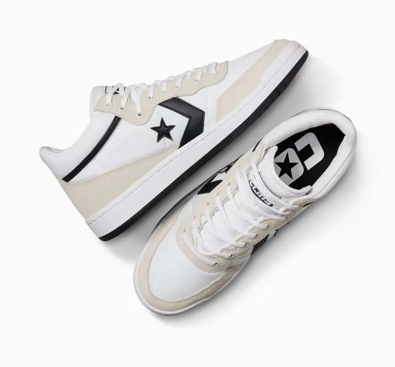 Converse CONS Fastbreak Pro Leather & Suede Wit/zwart/egret (A09868C)