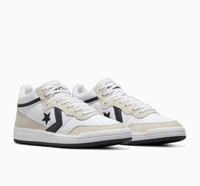 Converse CONS Fastbreak Pro Leather & Suede Wit/zwart/egret (A09868C)