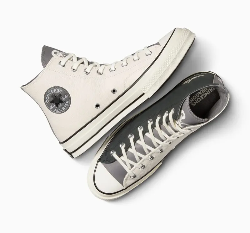 Converse Converse x Dungeons & Dragons Chuck 70 Leather Zwart/egret/grijs (A09884C)