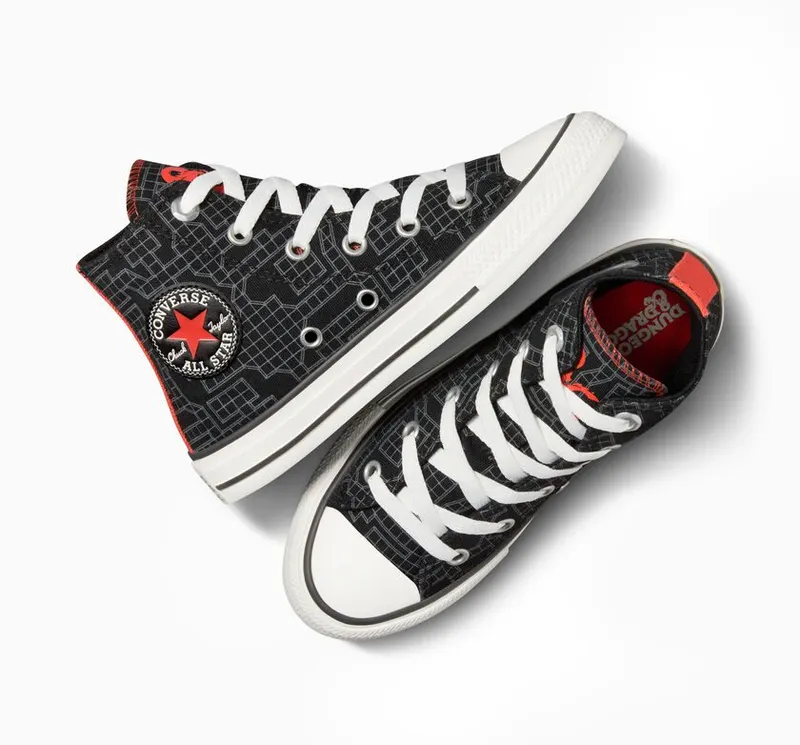 Converse Converse x Dungeons & Dragons Chuck Taylor All Star Zwart/wit/rood (A09887C)