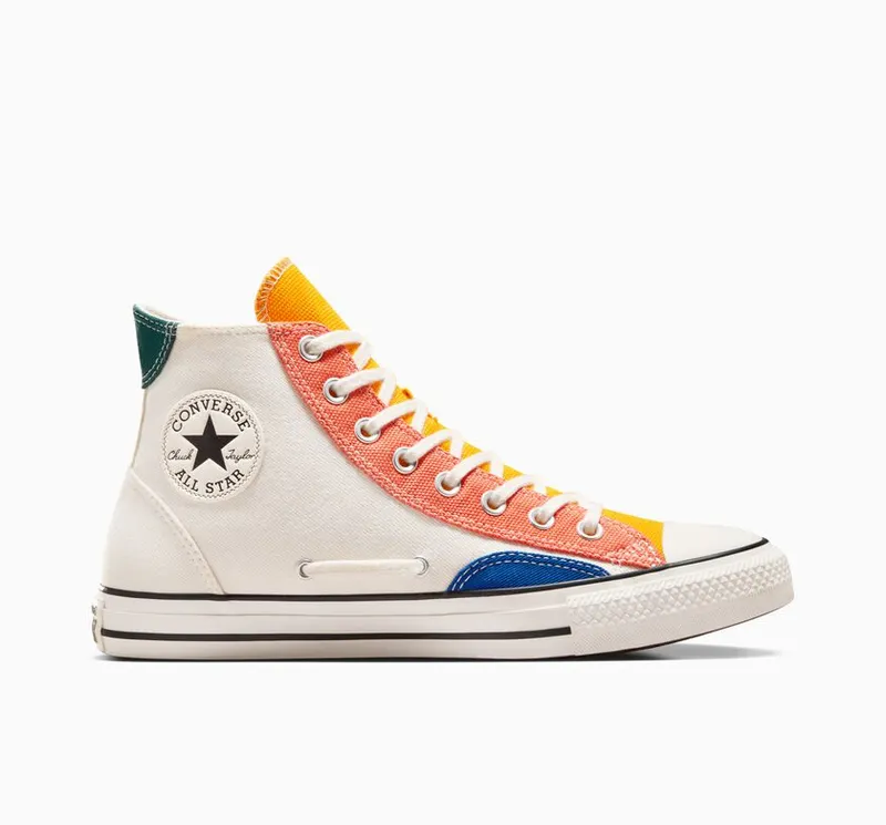 Converse Chuck Taylor All Star Patchwork Egret/geel/blauw (A10125C)