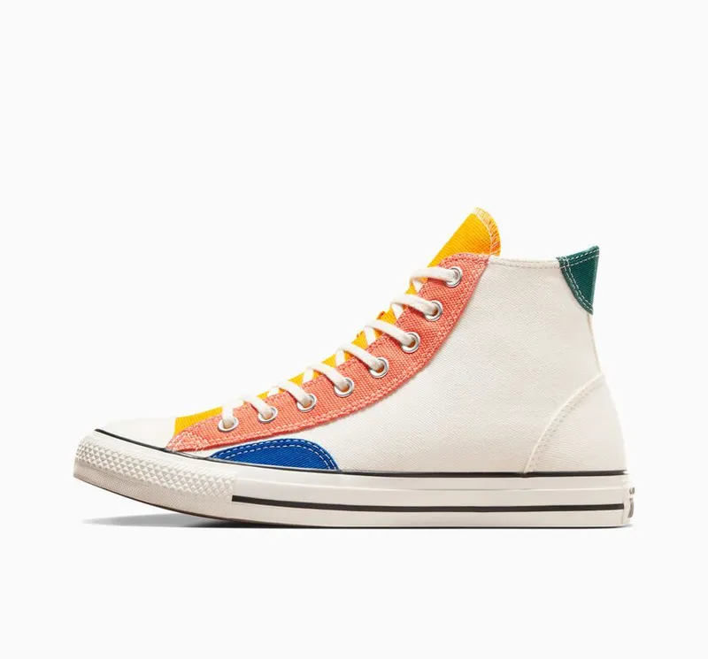Converse Chuck Taylor All Star Patchwork Egret/geel/blauw (A10125C)