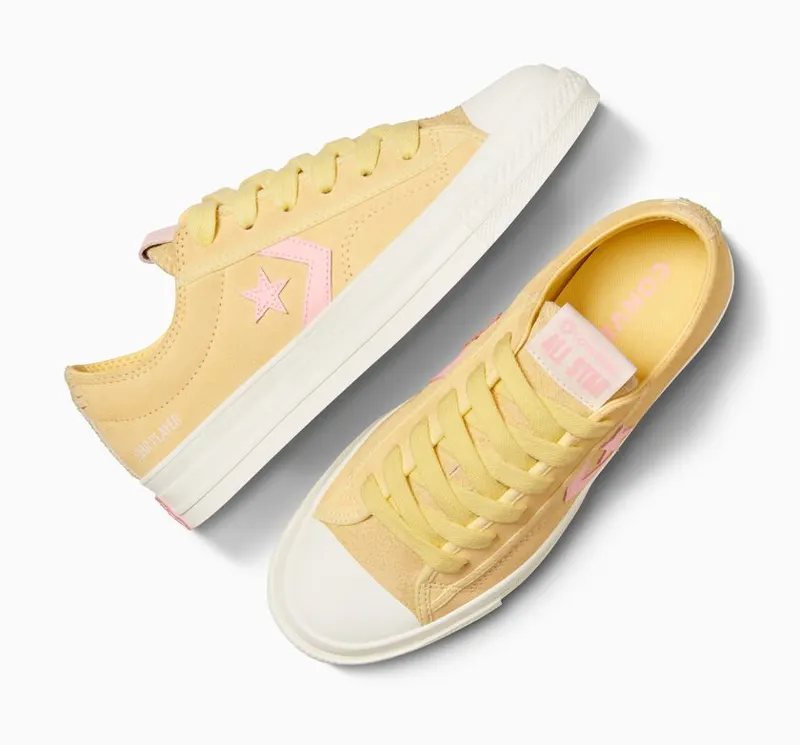 Converse Star Player 76 Suede Like Butter/egret/donut Glaze (A10146C)