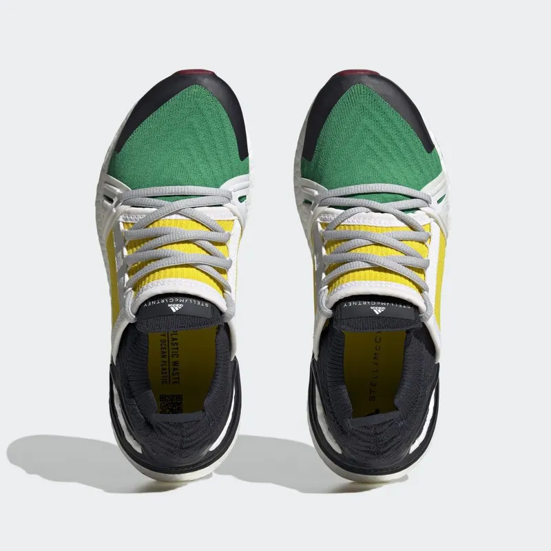 adidas adidas by Stella McCartney Ultraboost 20 Shoes Green / Yellow / Cloud White (GX1568)