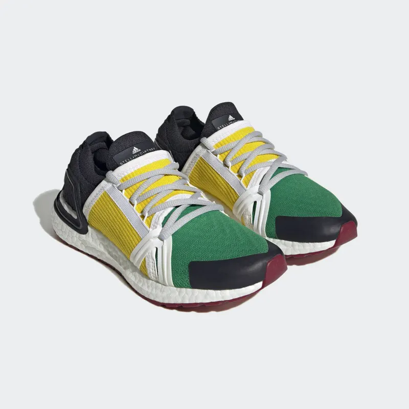 adidas adidas by Stella McCartney Ultraboost 20 Shoes Green / Yellow / Cloud White (GX1568)