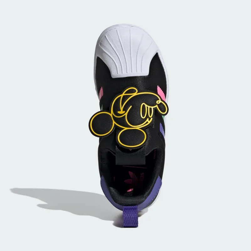 adidas adidas Originals x Disney Mickey Superstar 360 Kids Core Black / Cloud White / Yellow (IE0684)