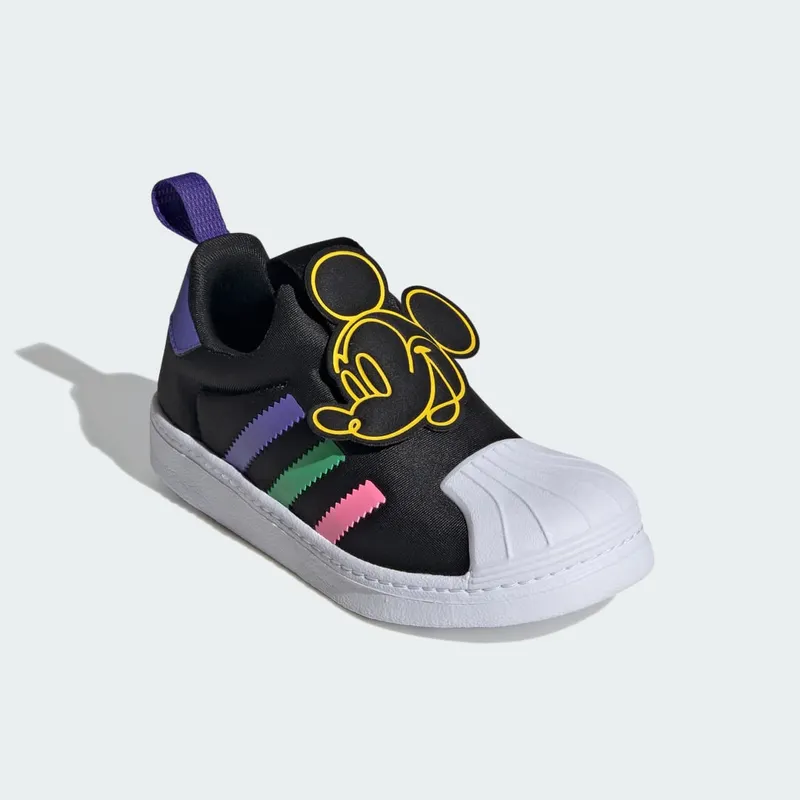 adidas adidas Originals x Disney Mickey Superstar 360 Kids Core Black / Cloud White / Yellow (IE0684)