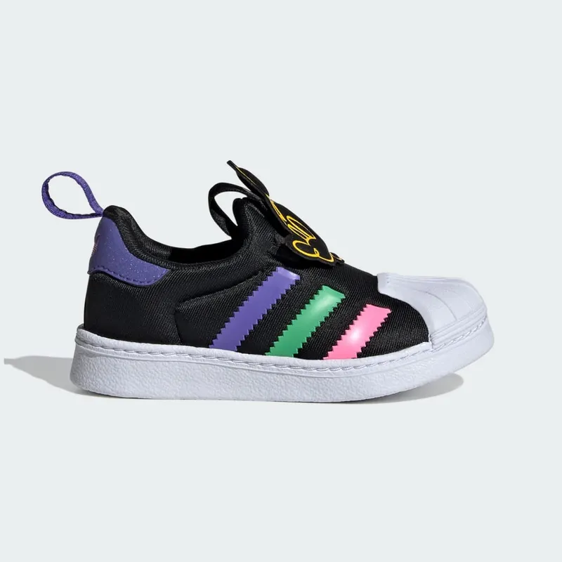 adidas adidas Originals x Disney Mickey Superstar 360 Kids Core Black / Cloud White / Yellow (IE0686)