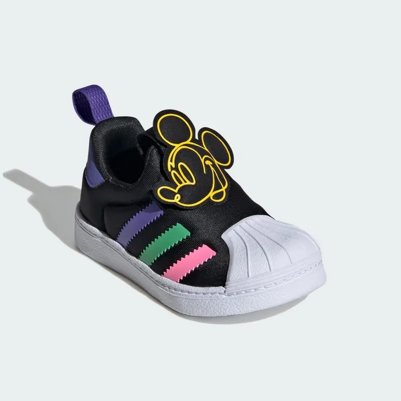 adidas adidas Originals x Disney Mickey Superstar 360 Kids Core Black / Cloud White / Yellow (IE0686)