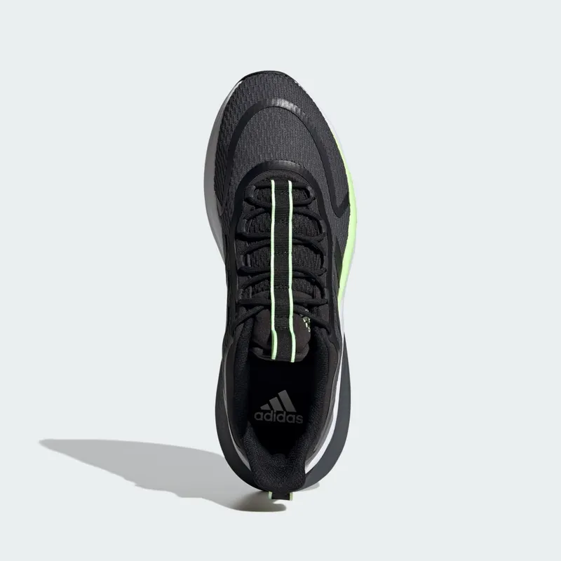 adidas Alphabounce+ Bounce Grey Six / Core Black / Green Spark (IG3584)