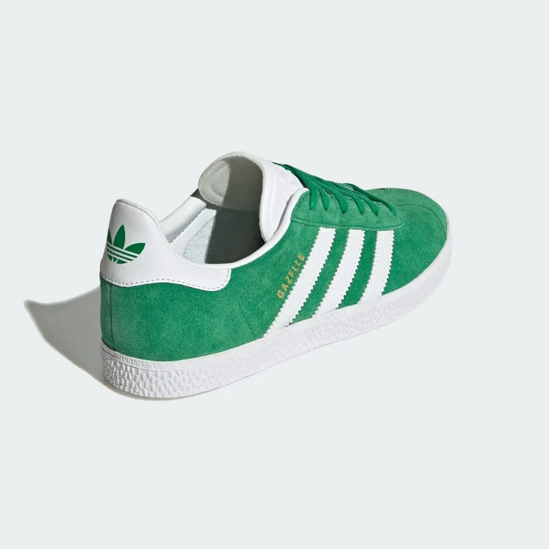 adidas Gazelle Green / Cloud White / Gold Metallic (IE5612)