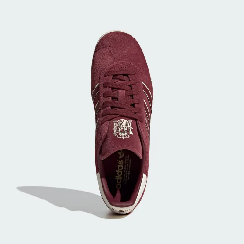 adidas Gazelle Spanje Shadow Red / Cream White / Gold Metallic (ID3724)