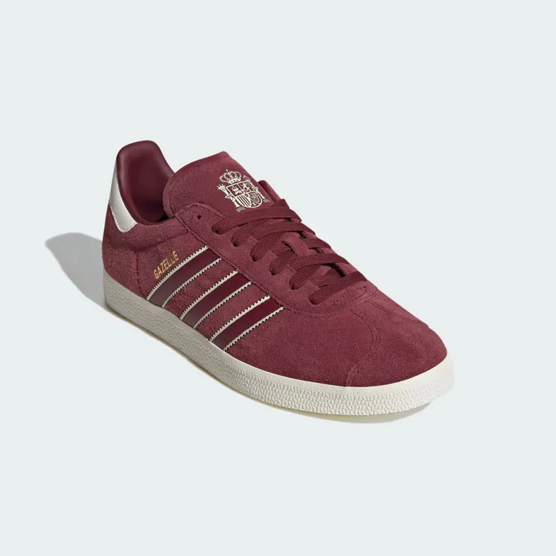 adidas Gazelle Spanje Shadow Red / Cream White / Gold Metallic (ID3724)