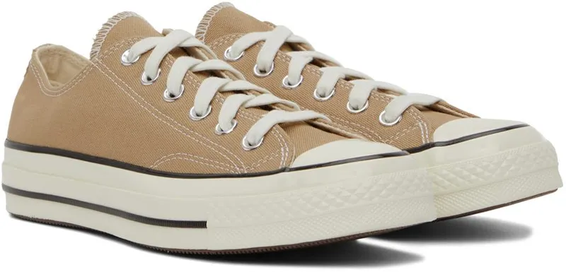 Converse Tan Chuck 70 OX Sneakers (168505C)