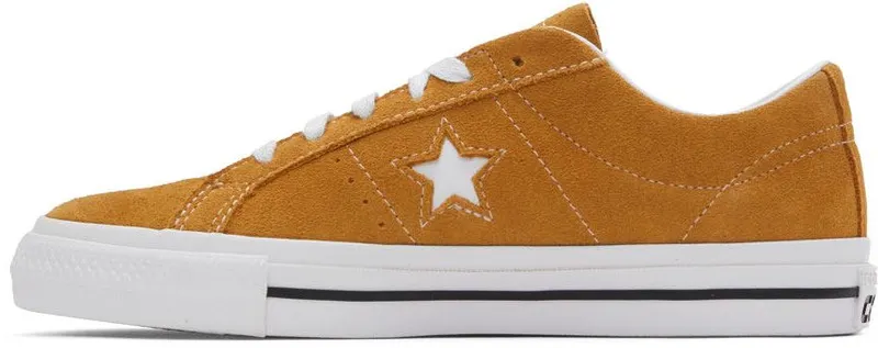 Converse Tan Suede One Star Pro Sneakers (171979C)