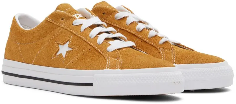 Converse Tan Suede One Star Pro Sneakers (171979C)