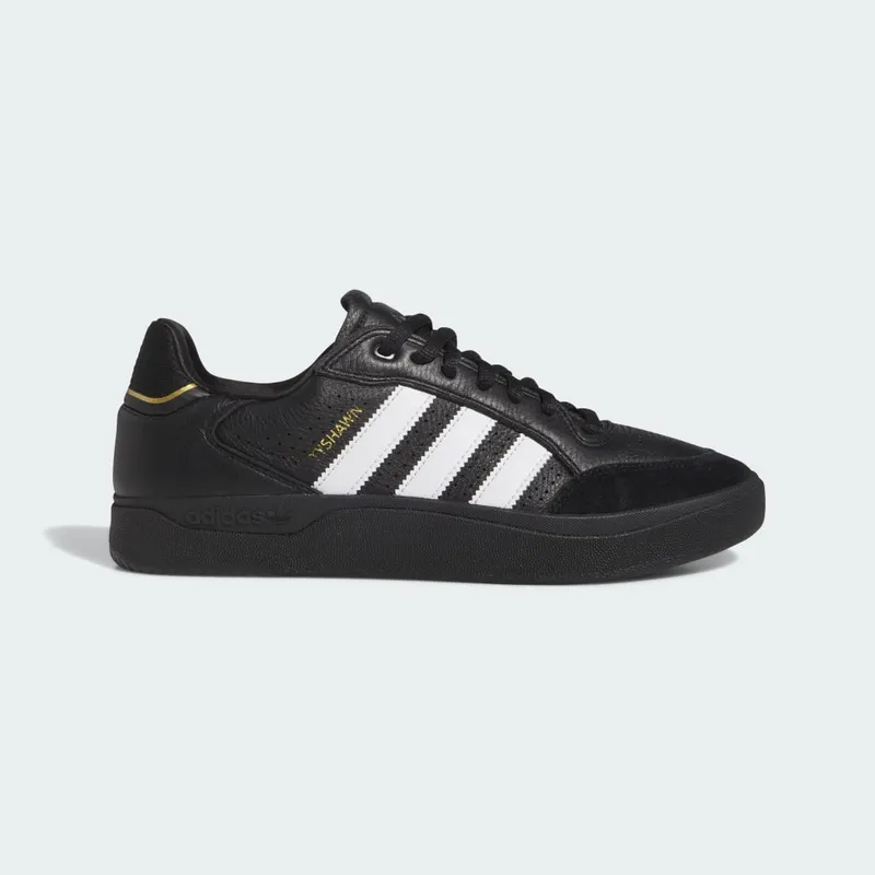 adidas Tyshawn Low Core Black / Cloud White / Gold Metallic (IE3124)