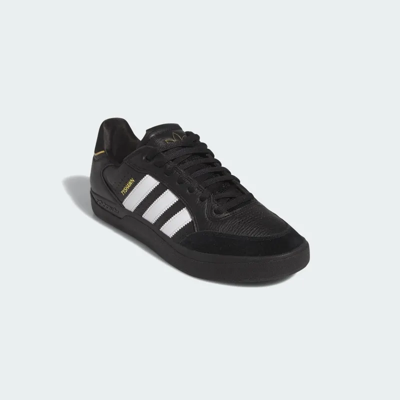 adidas Tyshawn Low Core Black / Cloud White / Gold Metallic (IE3124)