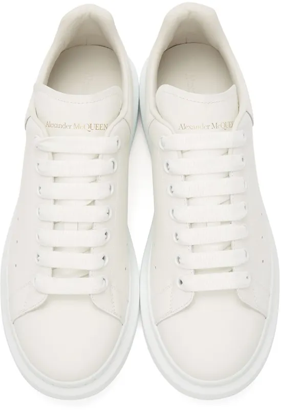 Alexander McQueen Black & White Oversized Sneakers (553680WHGP5)