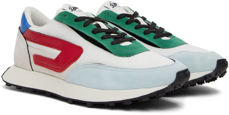 Diesel White S-Racer LC Sneakers (Y02873P4438)