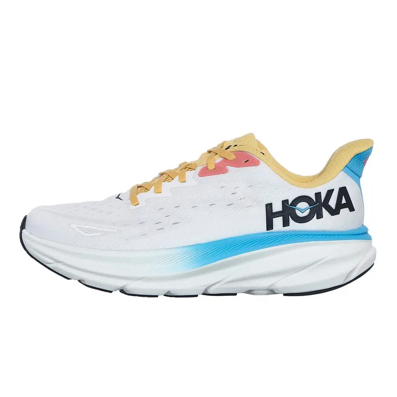 HOKA WMNS Clifton 9 Blanc De Blanc / Swim Day (1127896-BSW-B)