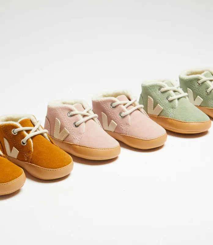 Veja BABY FURED SUEDE CLAY PIERRE (BF0303440C)