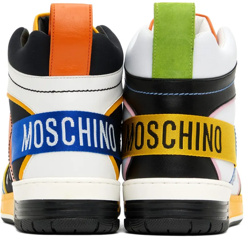Moschino Multicolor Streetball Sneakers (MB15604G1F G44)