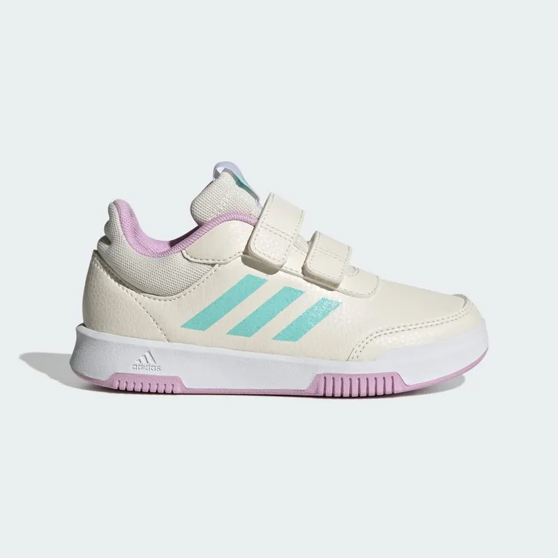 adidas Tensaur met Klittenband Chalk White / Semi Flash Aqua / Bliss Lilac (IG8583)