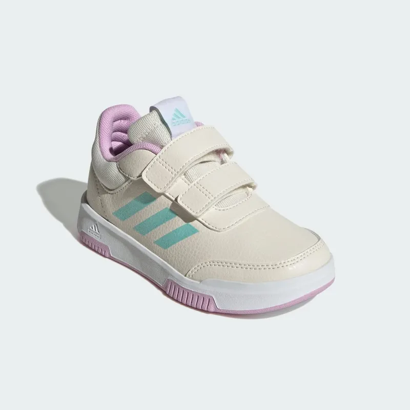 adidas Tensaur met Klittenband Chalk White / Semi Flash Aqua / Bliss Lilac (IG8583)