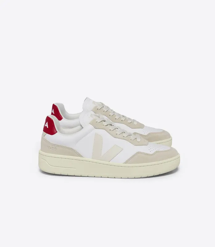 Veja V-90 LEATHER WHITE PIERRE PEKIN (VD2003459A)