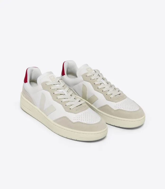 Veja V-90 LEATHER WHITE PIERRE PEKIN (VD2003459A)