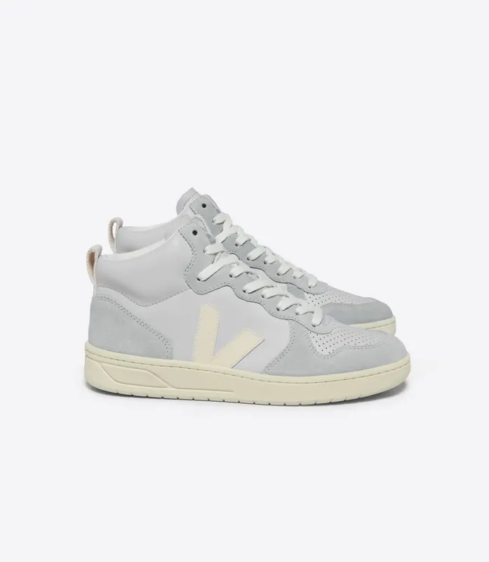 Veja V-15 LEATHER PEARL CASHEW (VQ2003590A)