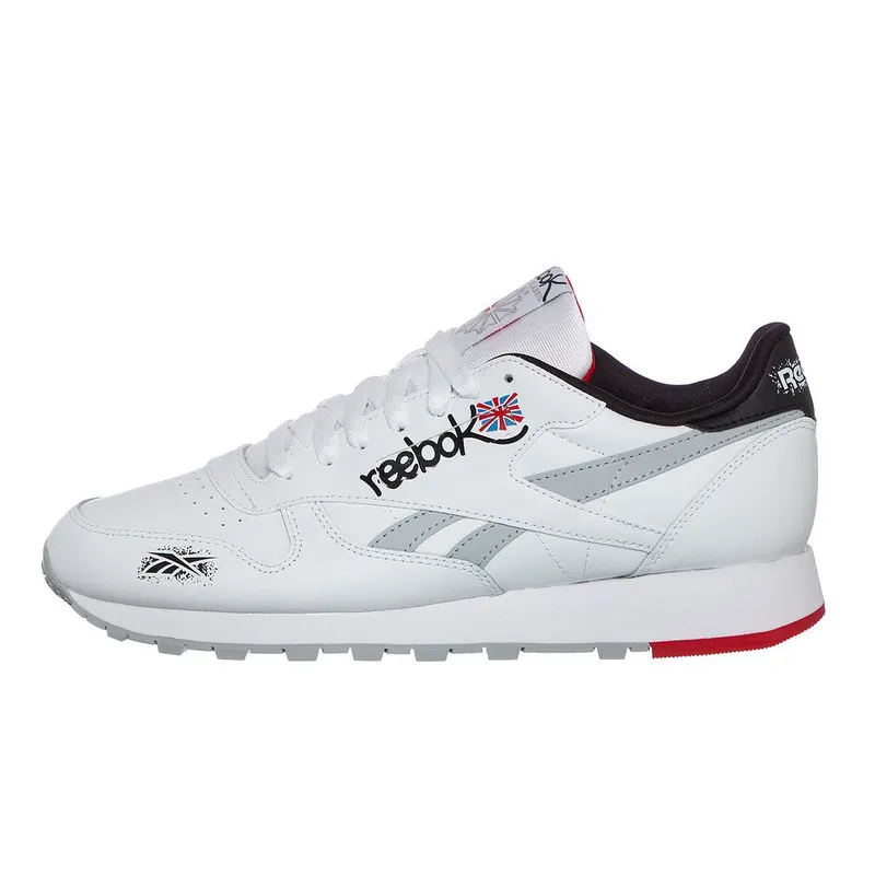 Reebok Classic Leather Footwear White / Core Black / Vector Red (100075003)