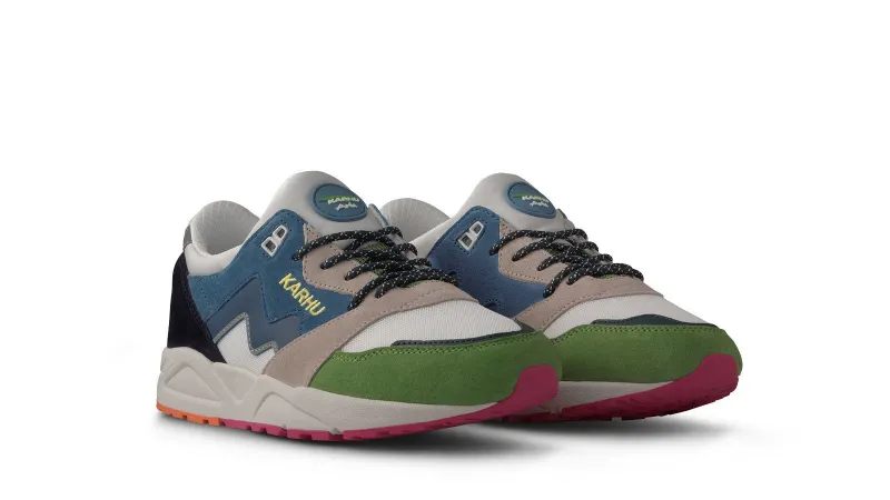 Karhu Aria 95 “flow State” Pack 2 – Piquant Green / True Navy (F803111)