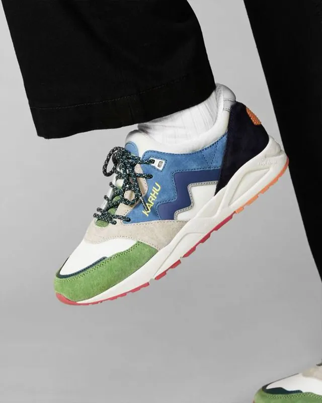 Karhu Aria 95 “flow State” Pack 2 – Piquant Green / True Navy (F803111)