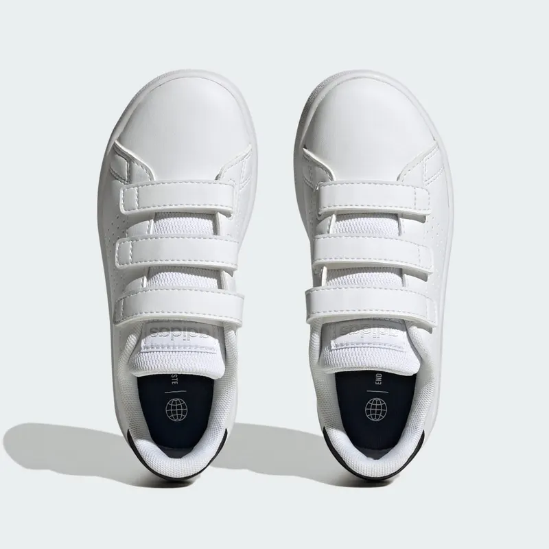 adidas Advantage Court Lifestyle Cloud White / Core Black / Silver Metallic (IG2516)