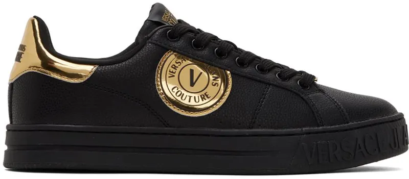Versace Jeans Couture White 88 V-Emblem Court Sneakers (E73YA3SK1EZP165)